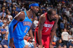 NBA揭幕(mù)战：双加时！雷霆125-124险胜火箭