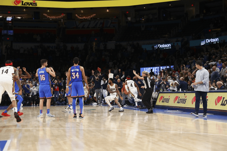 NBA5大超远绝杀！吉迪14.3米绝杀湖人，榜首送18.6米神仙球